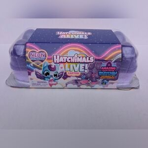 Hatchimals Alive, Neon Rainbow Egg Carton Toy